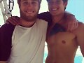 BTS Chai Romruen (Zac) en el set de Mako Mermaids