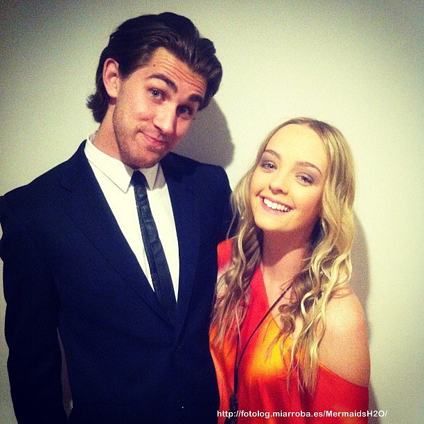 Cleo Massey con su novio Luke Dempsey-Ceh