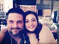 Phoebe Tonkin en el set de The Originals