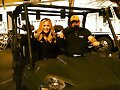 Claire Holt en el set de The Vampire Diaries T4