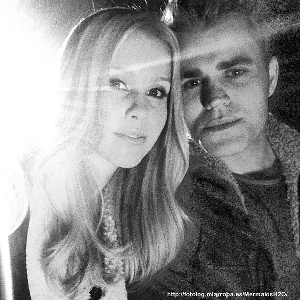 Claire Holt en el set de The Vampire Diaries T4