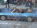 Claire Holt en el set de The Vampire Diaries T4