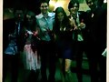 BTS Luke Mitchell en el set de The Tomorrow People