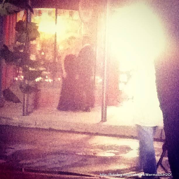 Claire Holt en el set de The Originals