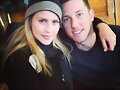 Claire Holt con su novio Matt Kaplan