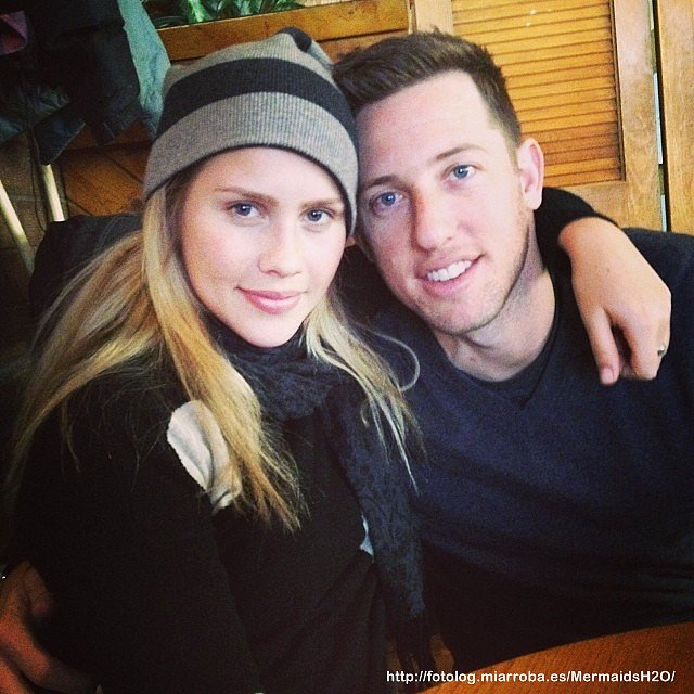 Claire Holt con su novio Matt Kaplan