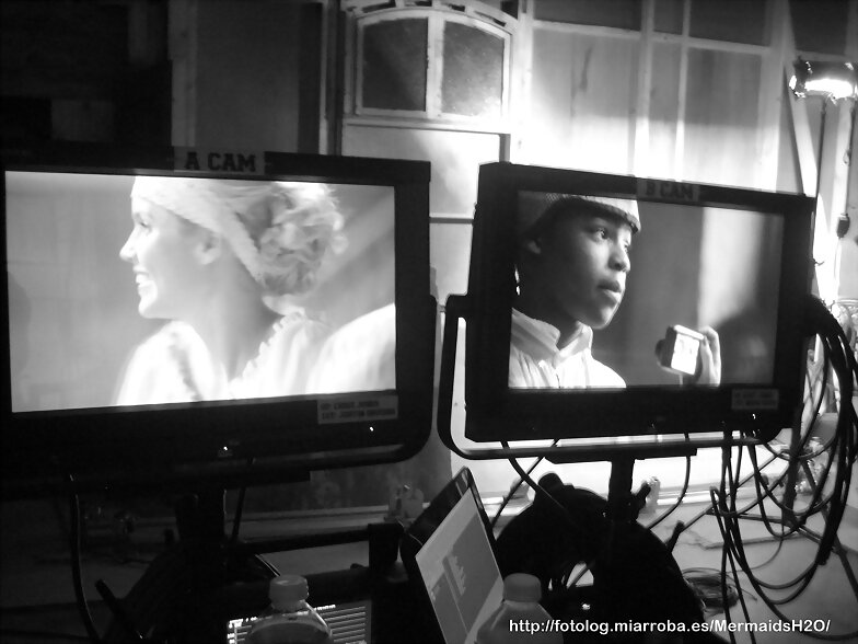 Behind the scenes Claire Holt en The Originals