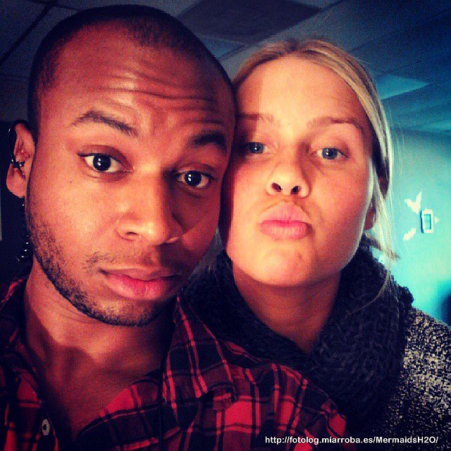 Claire Holt en el set de The Originals