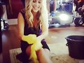 Behind the scenes Claire Holt en The Originals