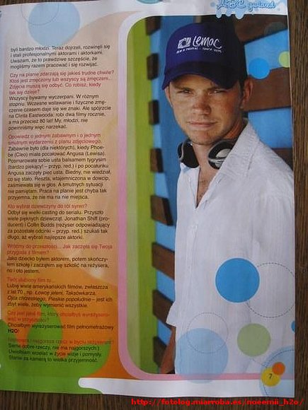 Pág. de revista H2O en otro país