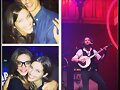 Phoebe Tonkin con una amiga en un concierto