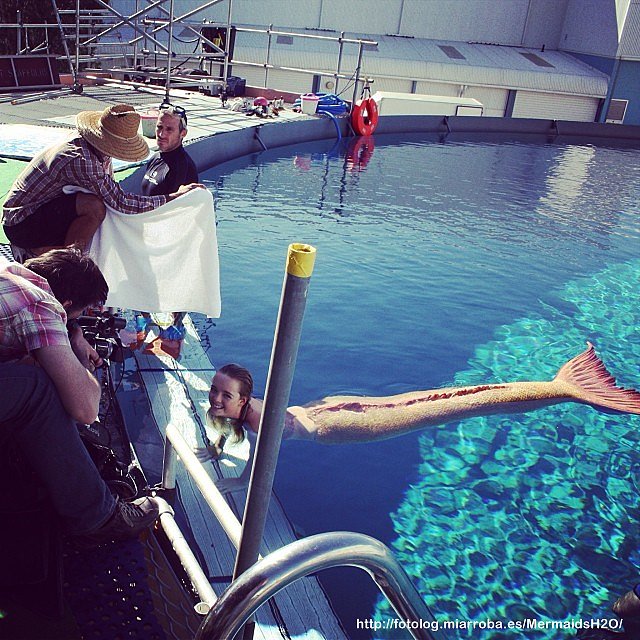 Behind the scenes H2O 3ª temporada de Cleo Massey