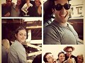 Phoebe Tonkin con Izak Rappaport y m&aacute;s amigos