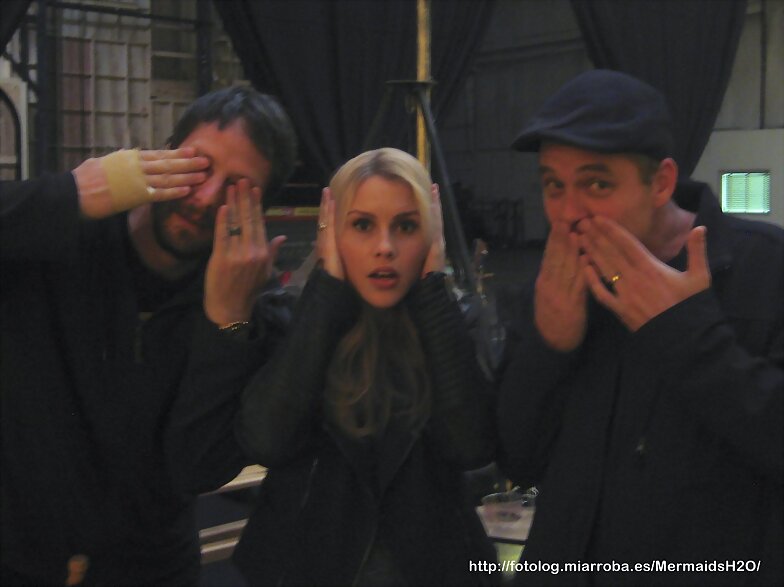 Behind the scenes Claire Holt en The Originals