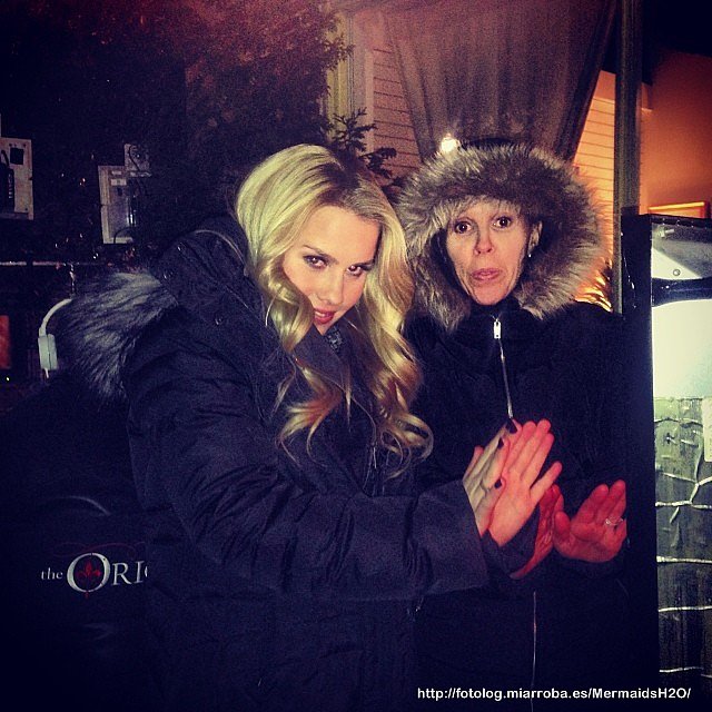 Behind the scenes Claire Holt en The Originals