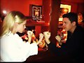 Claire Holt en el set de la season 3 de TVD
