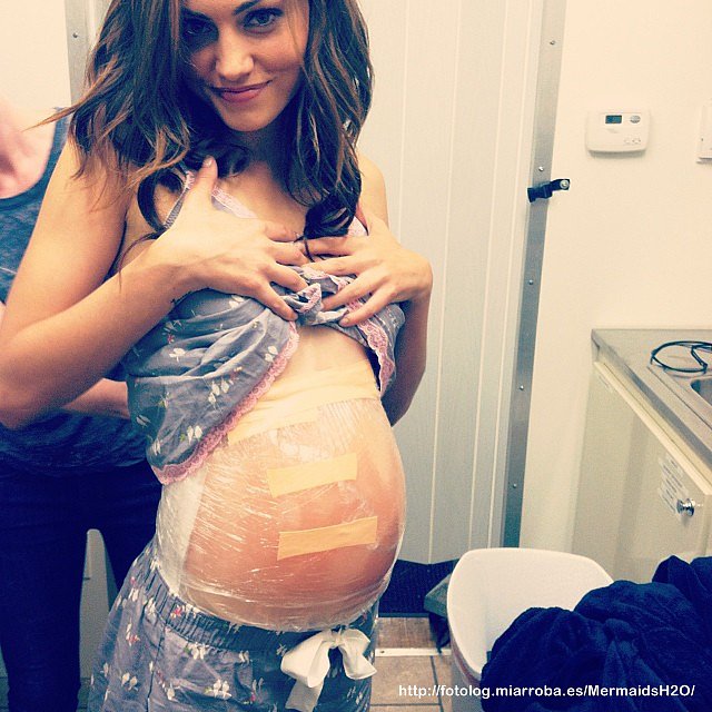 Phoebe Tonkin en el set del ep1x06 d The Originals