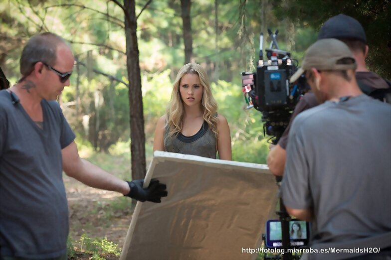 BTS de Claire Holt en el epi 1x05 de The Originals