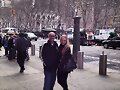 Cleo Massey con su padre