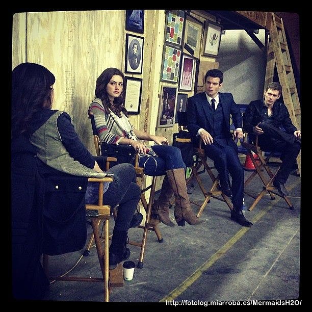 Phoebe Tonkin en el set de The Originals (Season1)
