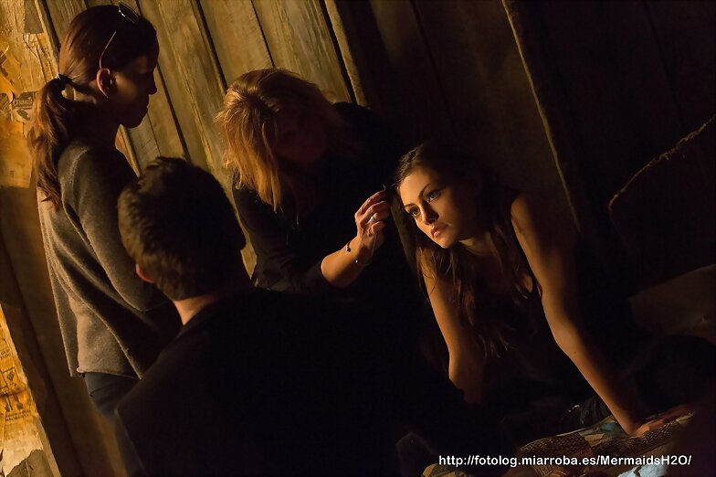 Phoebe Tonkin en el set del ep 1x08 The Originals