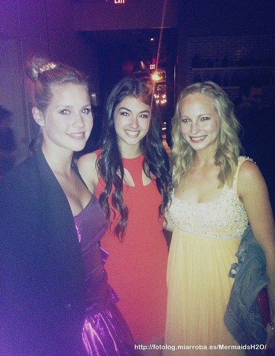 Claire Holt en la party de TVD Season 4