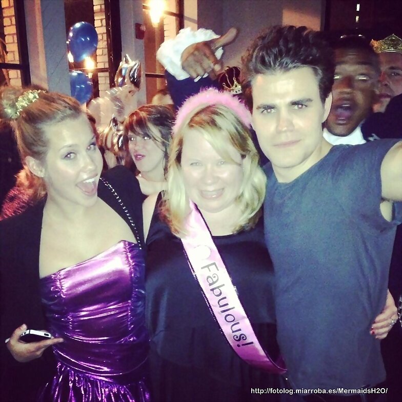 Claire Holt en la party de TVD Season 4