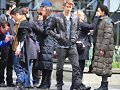 BTS de Luke Mitchell en The Tomorrow People