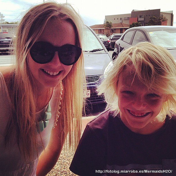 Cleo Massey con su hermano Joey Massey