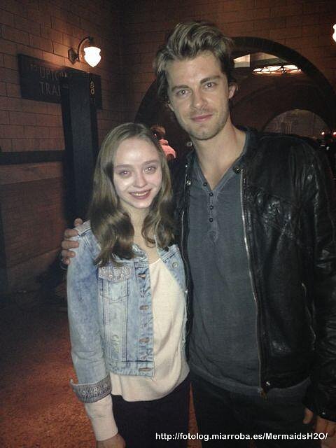 BTS de Luke Mitchell en The Tomorrow People