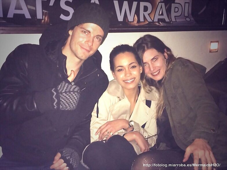 BTS de Luke Mitchell en The Tomorrow People