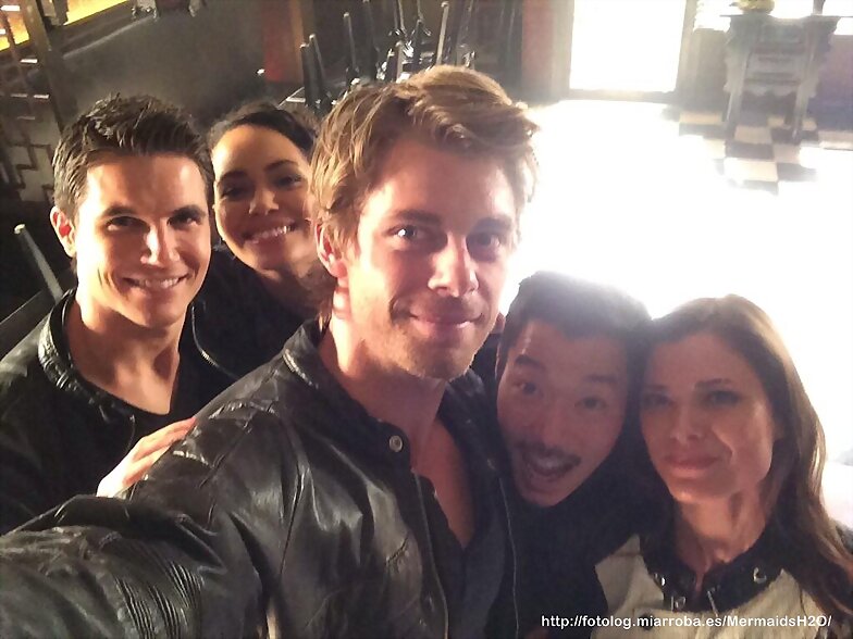 BTS de Luke Mitchell en The Tomorrow People