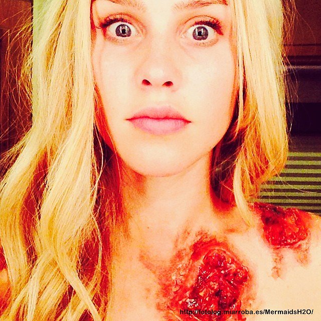 Behind the scenes Claire Holt en The Originals