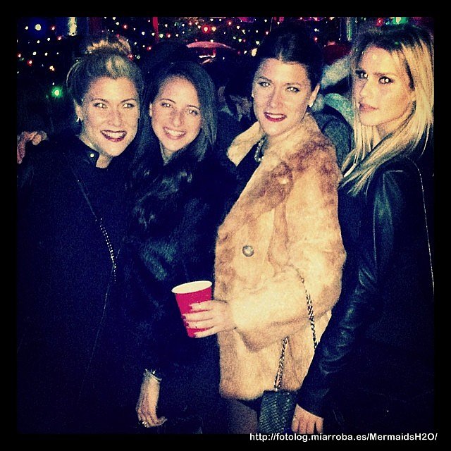 Claire Holt con Annabel y Christina Gualazzi