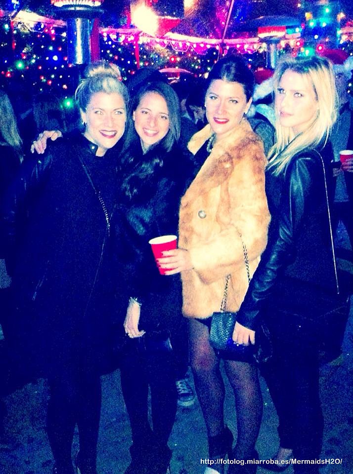 Claire Holt con Annabel y Christina Gualazzi