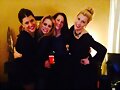 Claire Holt con Annabel y Christina Gualazzi