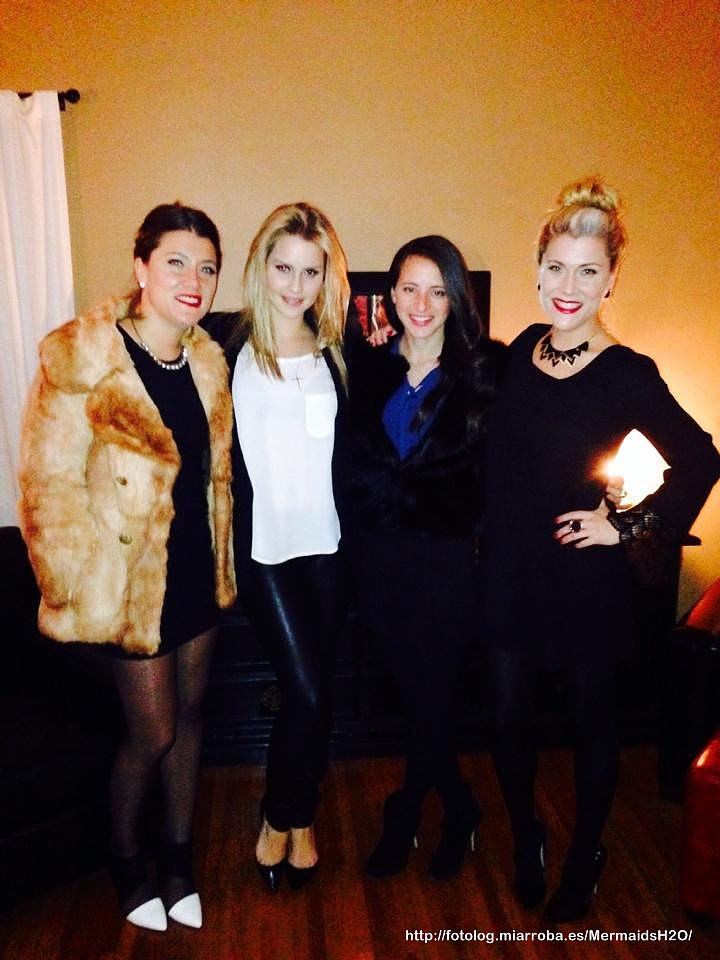 Claire Holt con Annabel y Christina Gualazzi