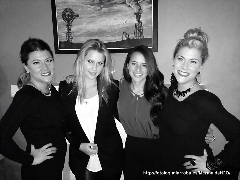 Claire Holt con Annabel y Christina Gualazzi