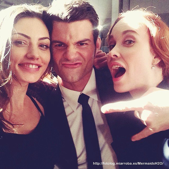 Behind the scenes Phoebe Tonkin en The Originals