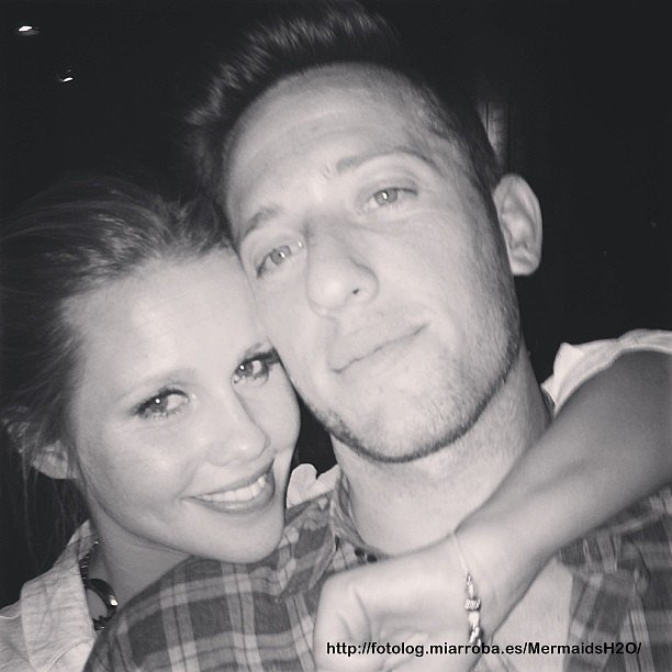 Claire Holt con su novio Matt Kaplan