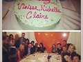 Claire Holt en un cumplea&ntilde;os