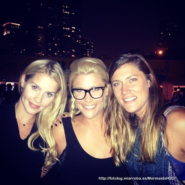 Claire Holt con Annabel y Christina Gualazzi