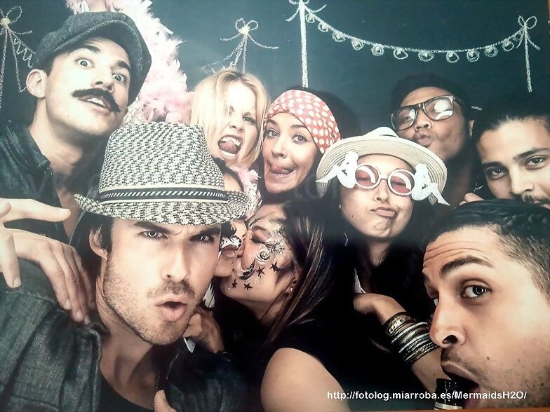 Claire Holt en The Vampire Diaries T3 party 2012
