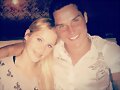 Claire Holt con su hermano David
