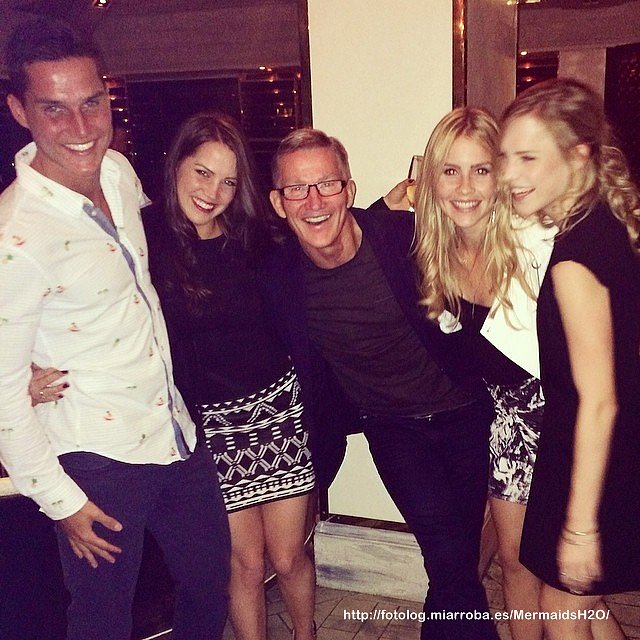 Claire Holt con su familia