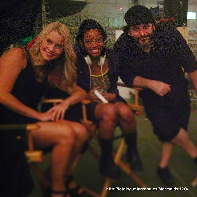 Behind the scenes Claire Holt en The Originals