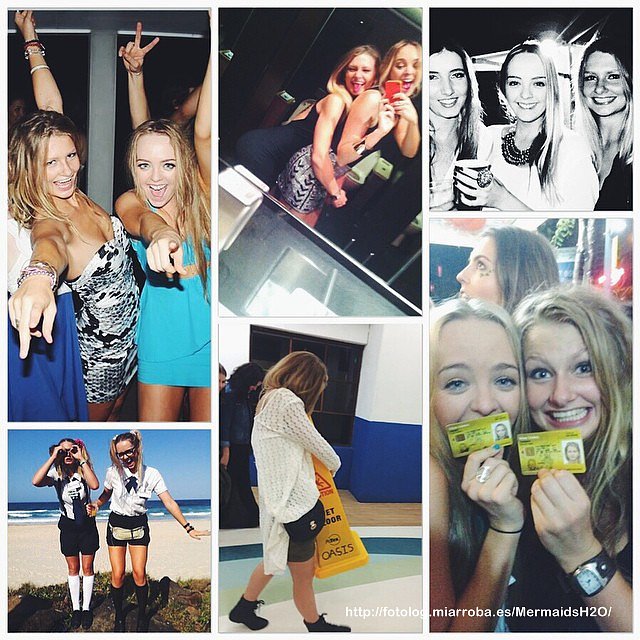 Cleo Massey con amigas