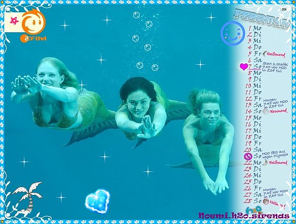 Calendario H2O Febrero de 2010