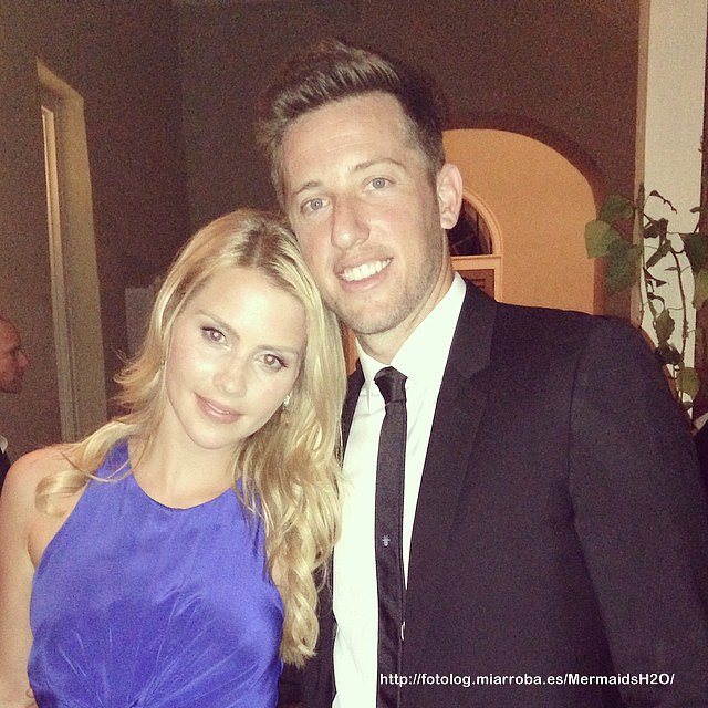 Claire Holt con su novio Matt Kaplan