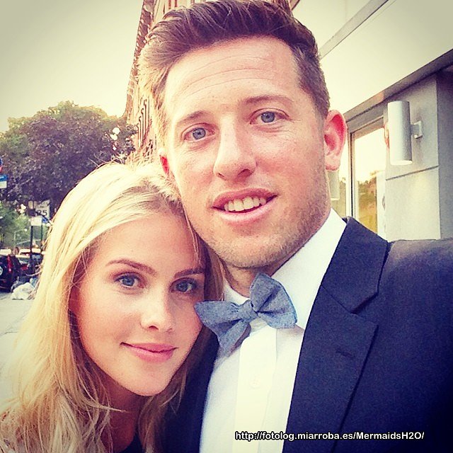 Claire Holt con su novio Matt Kaplan
